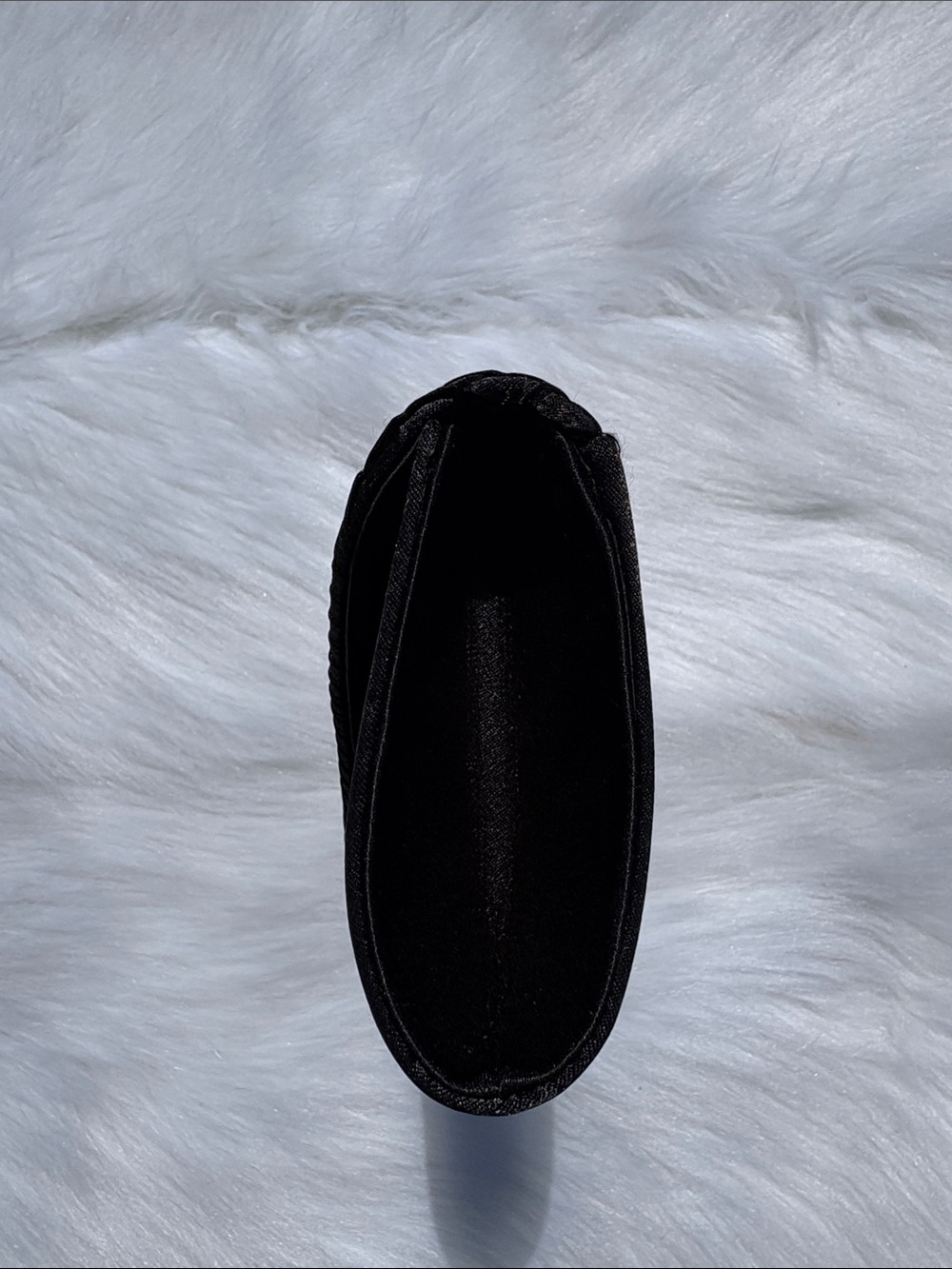 LAURA FORMAL WEAR~ Black Satin Envelope Clutch with Textured Flap - Picture 3 of 7